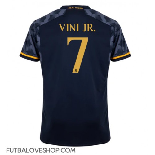Dres Real Madrid Vinicius Junior #7 Preč 2023-24 Krátky Rukáv